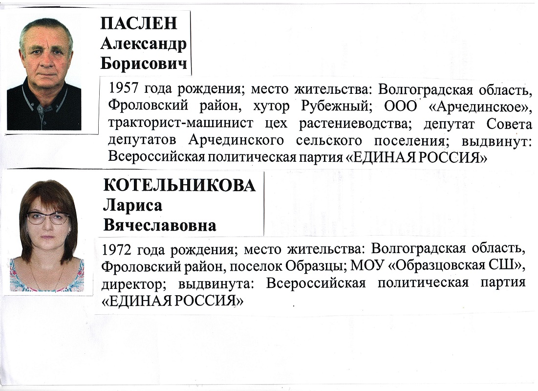 СОВЕТ ДЕПУТАТОВ — Официальный сайт Администрации Арчединского сельского  поселения Фроловского района Волгоградской области